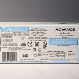 IUV2S60M4LD Advance IntelliVolt UV Germicidal Ballast